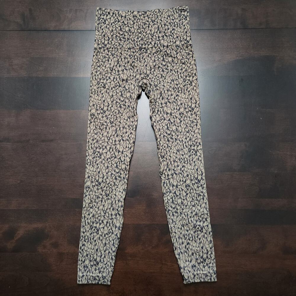 Spanx Leopard Print Leggings Size Small